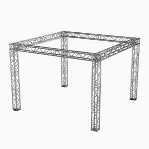 Aluminum Alloy DJ Lighting Exhibition Booth Truss Square Roof Truss
