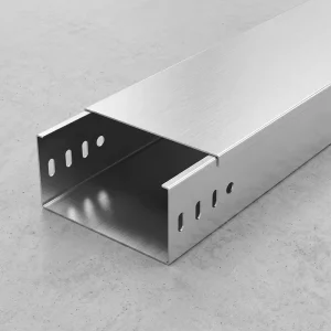 Aluminum Alloy Fluted Bottom Lightweight Automation Enclosure Signal Wiring Export Trough Cable Tray