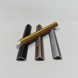 Aluminum Alloy L-Shaped Corner Protector Strip for Bathroom Wall Panels and Tile