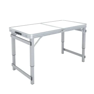Aluminum Alloy Modern Minimalism Rectangular Folding Table for Camping Hiking Markets Booths Promotions