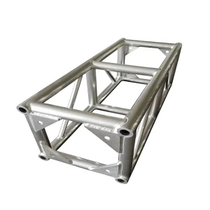 Aluminum Alloy Modular Bolt Truss Heavy Duty 1000kg Load Capacity Silver Black 400x400mm Square Design Portable for Stage