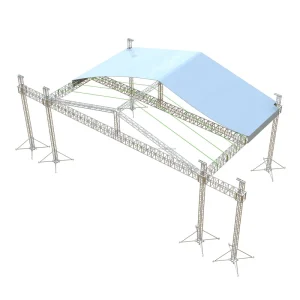 Aluminum Alloy Modular Heavy Load Triangular Roof Truss Frame for Stage Sound Equipment Support