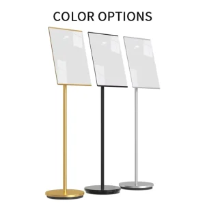 Aluminum Alloy Sign Board Display Stand for Indoor and Outdoor Advertising