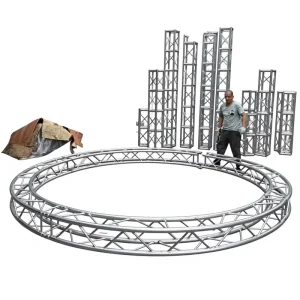 Aluminum Alloy Spigot Modular Truss System 1000kg Load Capacity for Concerts, Weddings, Roof Displays, and Events