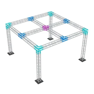 Aluminum Alloy Square Modular Truss Display for Lighting Stage DJ Outdoor Events and Exhibitions