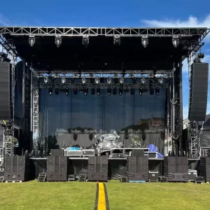 Aluminum Alloy Stage Lighting Truss 290x290mm Heavy Duty Modular DJ Box Truss for Concerts Exhibitions and Events