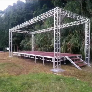 Aluminum Alloy Stage Spigot Truss Folding Lighting Truss for Wedding Events