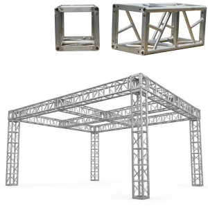Aluminum Alloy Stage Truss Structure Easy Install Mobile Truss for Concert Wedding Event Outdoor