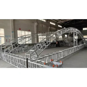 Aluminum Alloy Stage Truss System Black Yellow Silver White for Weddings and Performances