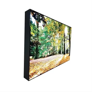 Aluminum Alloy Tension Fabric LED Backlit Frameless Advertising Light Box for Indoor Use