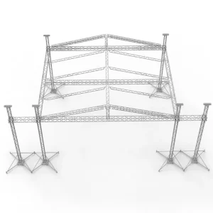Aluminum Alloy Triangular Roof Truss Kit with Heavy Load Capacity and Quick Installation for Stage Sound & Lighting Setup