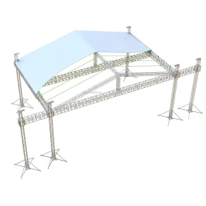 Aluminum Alloy Triangular Roof Truss System with Heavy-Load Capacity for Multi-Purpose Event Staging