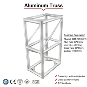 Aluminum Alloy Truss Lighting Frame Music Festival Performance Stage Exhibition Venue Truss