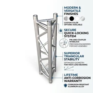 Aluminum Alloy Truss for Outdoor Activities Anti corrosion Property Events Truss