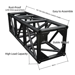 Aluminum Alloy Truss with 500kg Load Capacity for Outdoor Celebrations, Stage, DJ, and Exhibition