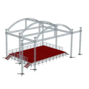 Aluminum Arched Canopy Truss Roof System