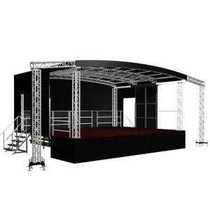 Aluminum Base Plate for Outdoor Roof Truss Structures and Mobile Stage Trailers
