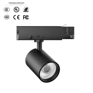 Aluminum COB LED Recessed-Mounted Track Light 18W Rail System for Homes Offices and Shops