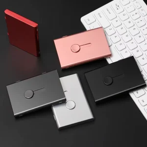 Aluminum Card Holder Case for Men