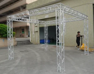 Aluminum Display Truss Heavy Duty Crank Speaker Truss Lifting Stand
