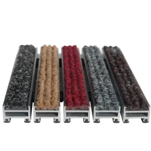 Aluminum Doormat with 18mm Wall Thickness Dustproof Entrance Mat for Hotels and Malls
