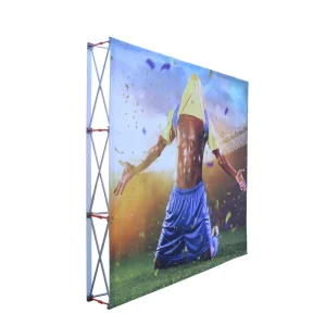Aluminum Easy Assembly Custom Model Portable Pop-Up Display Stand with Banner