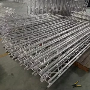 Aluminum Event Stage System With Roof Truss for Concert Truss Display Stage Lighting Truss
