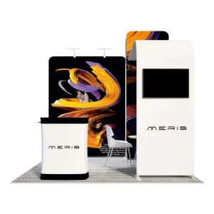 Aluminum Exhibition Stand Display Standard Shell Scheme Booth 3×3 with PVC Material