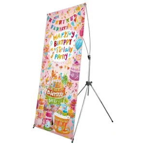 Aluminum Foldable Lightweight X Banner Stand Display Poster Stand