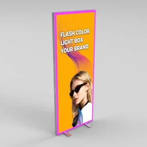 Aluminum Frame PVC Light Box with Waterproof Indoor Street Advertising Billboard and Bracket