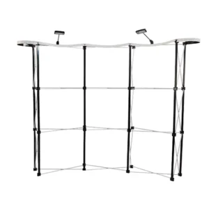Aluminum Frame Stretch Fabric Pop up Stand Display Portable Advertising Wall for Events