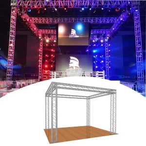 Aluminum Frame Truss Structure and Stage Lights Exhibition Truss Customizable