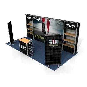 Aluminum Frameless Modular Exhibition Booth Trade Show Booth One Set for Different Designs