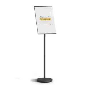Aluminum Heavy-Duty Floor Poster Sign Holder