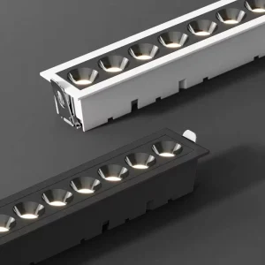 Aluminum LED Light White Black Strip-Shaped Spotlight 10W 20W 30W Linear LED Spot Light