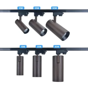 Aluminum LED Track Light Customized Commercial Spotlight Design Direct From Supplier
