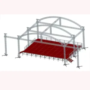 Aluminum Outdoor Event Truss System Concert Roof Truss for Hanging Speakers