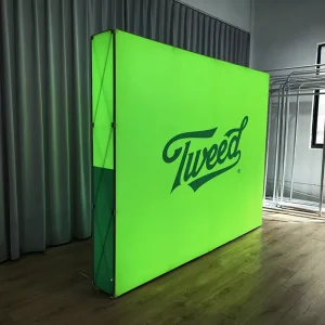 Aluminum Pop-Up Booth Frame Stand with Tension Fabric Trade Show Display