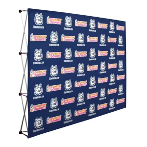 Aluminum Pop-Up Stand Backdrop 10ft*10ft Straight Display Stand for Trade Shows