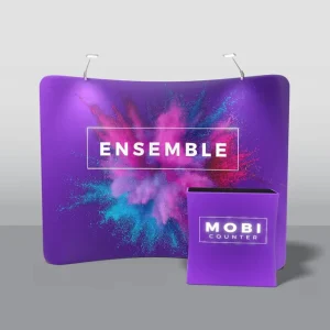 Aluminum Pop-Up Tension Fabric Trade Show Display Stand