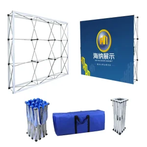 Aluminum Pop-Up Wall Backdrop Display Stand for Advertising Exhibitions