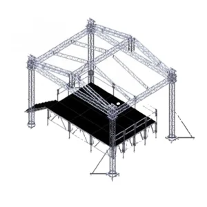 Aluminum Portable DJ Sound and Light Truss System
