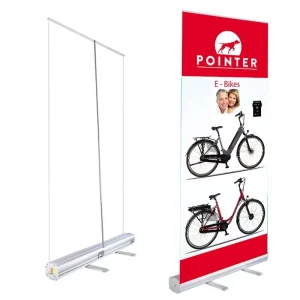 Aluminum Portable Waterproof Digital Printing Customized Business Roll Banner for Outdoor Festivals