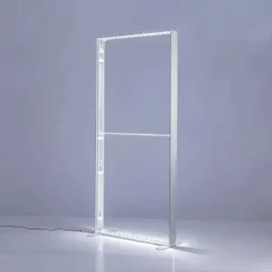 Aluminum Profile SEG Frame Fabric Backdrop Trade Show Booth with Light Box Display