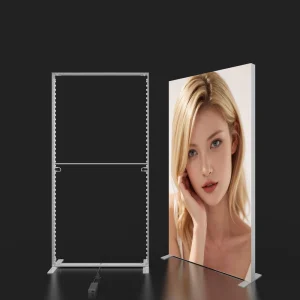 Aluminum Profile SEG Light Box Trade Show Booth Frame with Double-Sided Printing