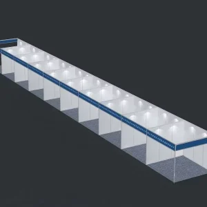 Aluminum Profile Trade Show Booth Design Exhibition Stand Design Exhibition Booth Display