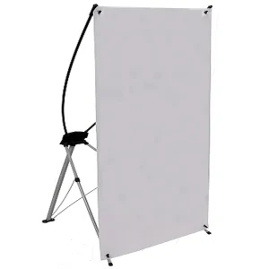 Aluminum Promotional Outdoor Advertising X Banner Stand Display Banner Stand