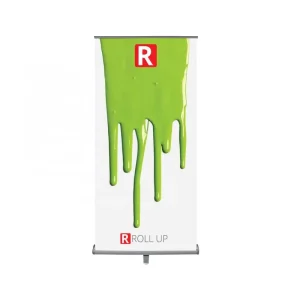 Aluminum Retractable Roll-Up Banner Advertising Stand