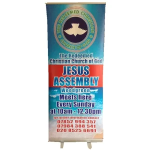 Aluminum Retractable Roll-Up Banner Display Stand