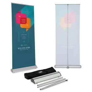 Aluminum Retractable Roll-Up Banner Stand